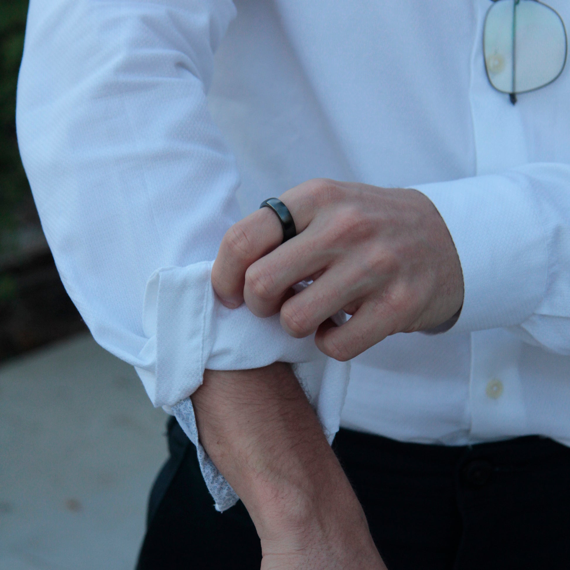 eWear Payment Ring - Ceramic Matt Black