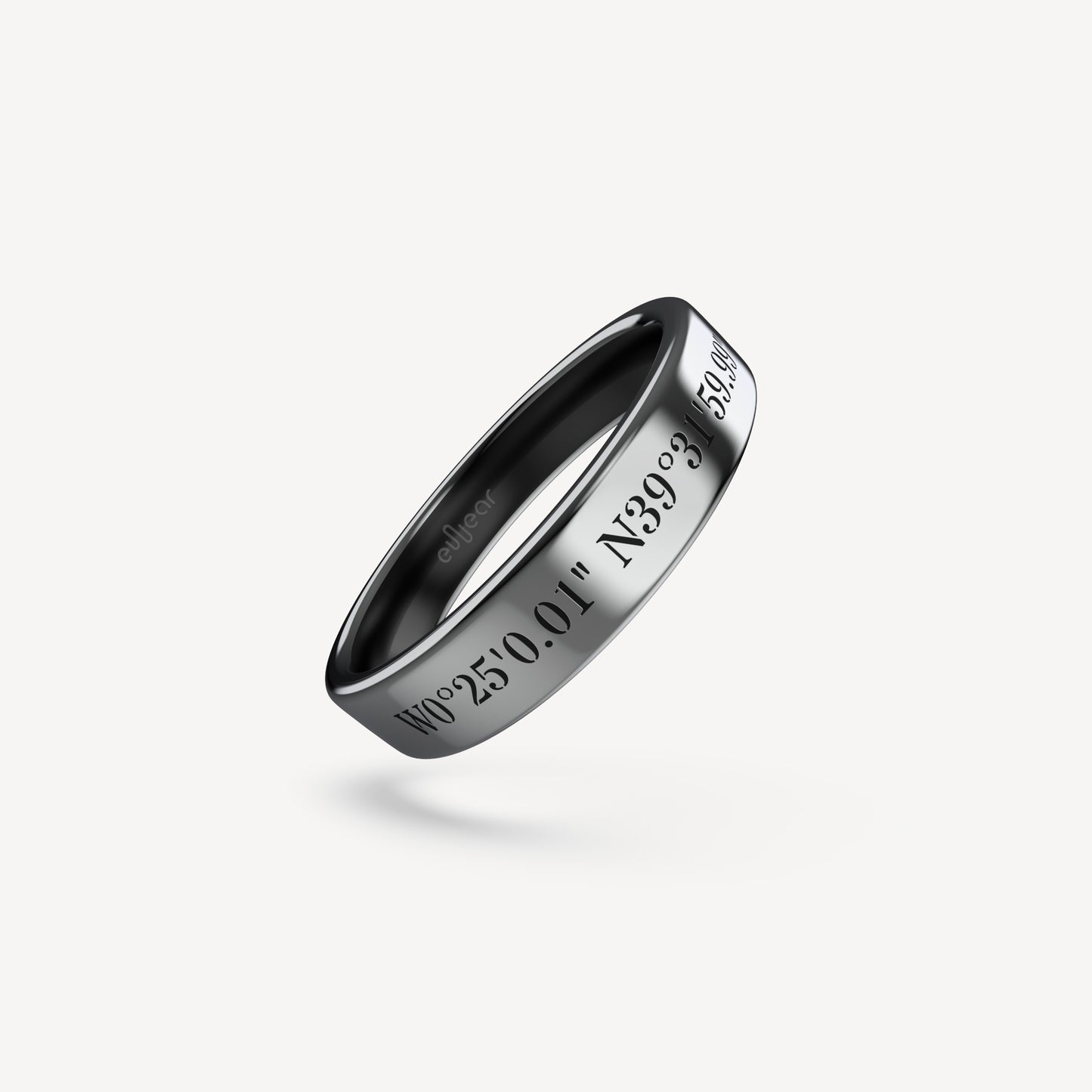 eWear Payment Ring - Customizable Sterling Silver Laser cutting